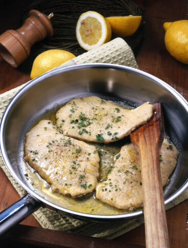 scaloppine di vitello al limone