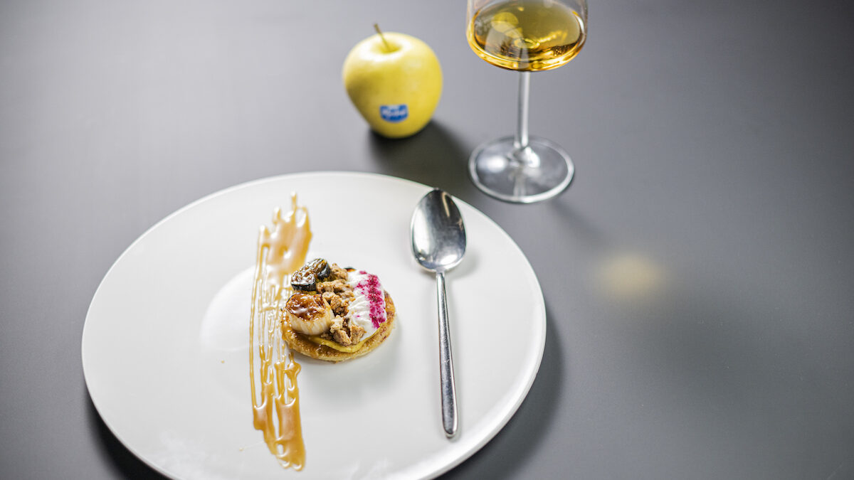 Tatin di porri e Golden Delicious con caramello al miso Sale&Pepe