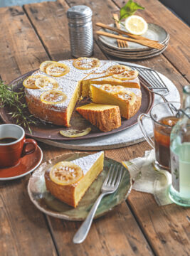 torta caprese al limone