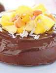 Ciambella soffice con frutta esotica