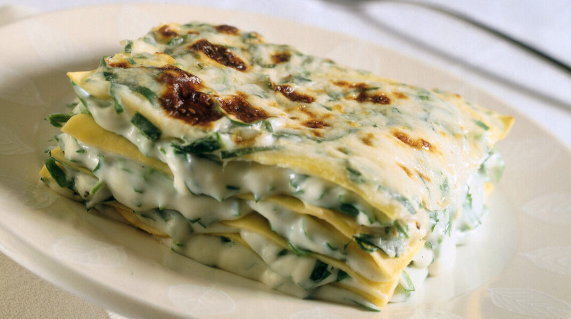 Lasagne filanti alle erbe