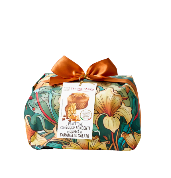 Panettone con crema al caramello salato – Tesori dell'Arca