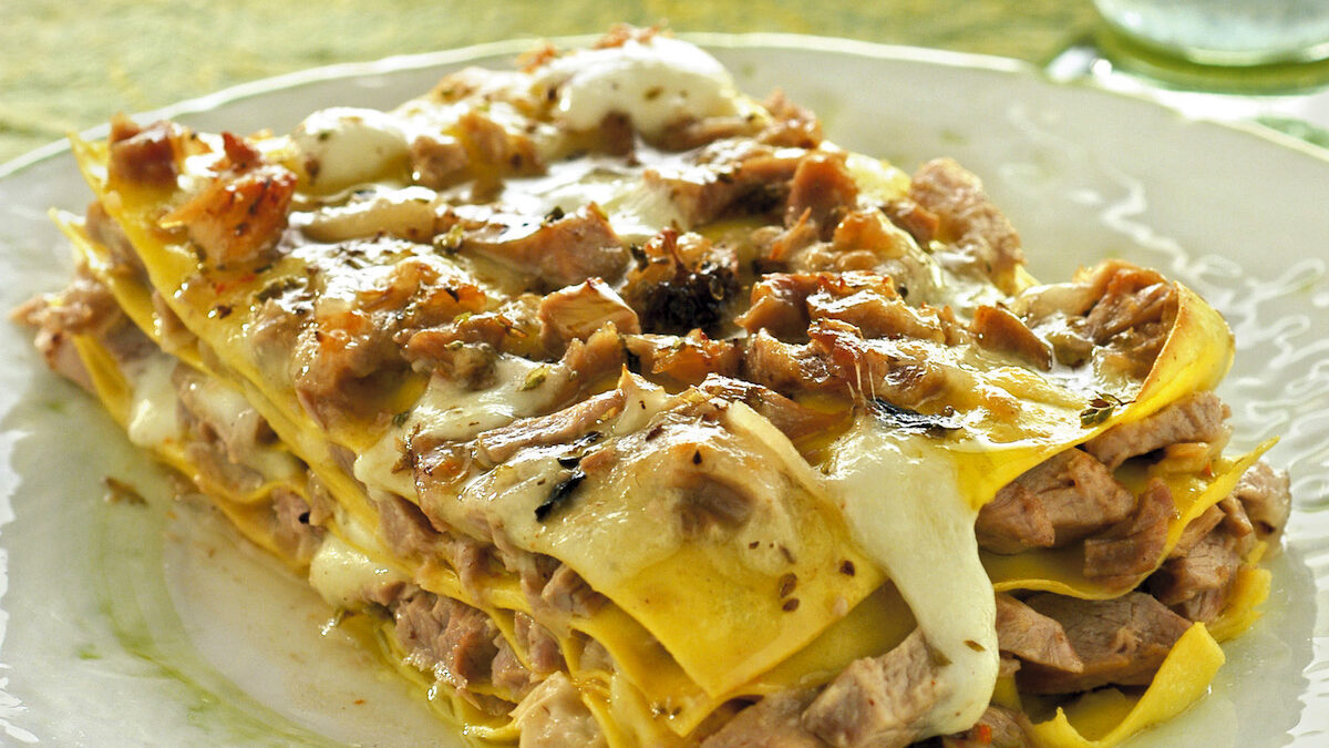 Lasagne col capretto alla calabrese