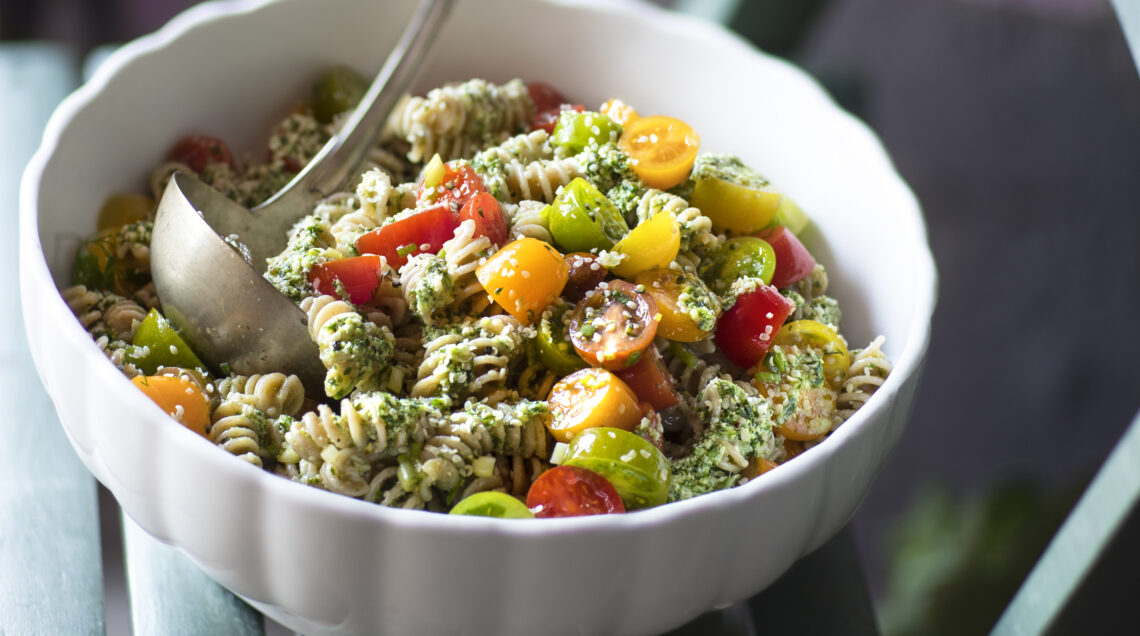 Fusilli di farro in salsa di canapa