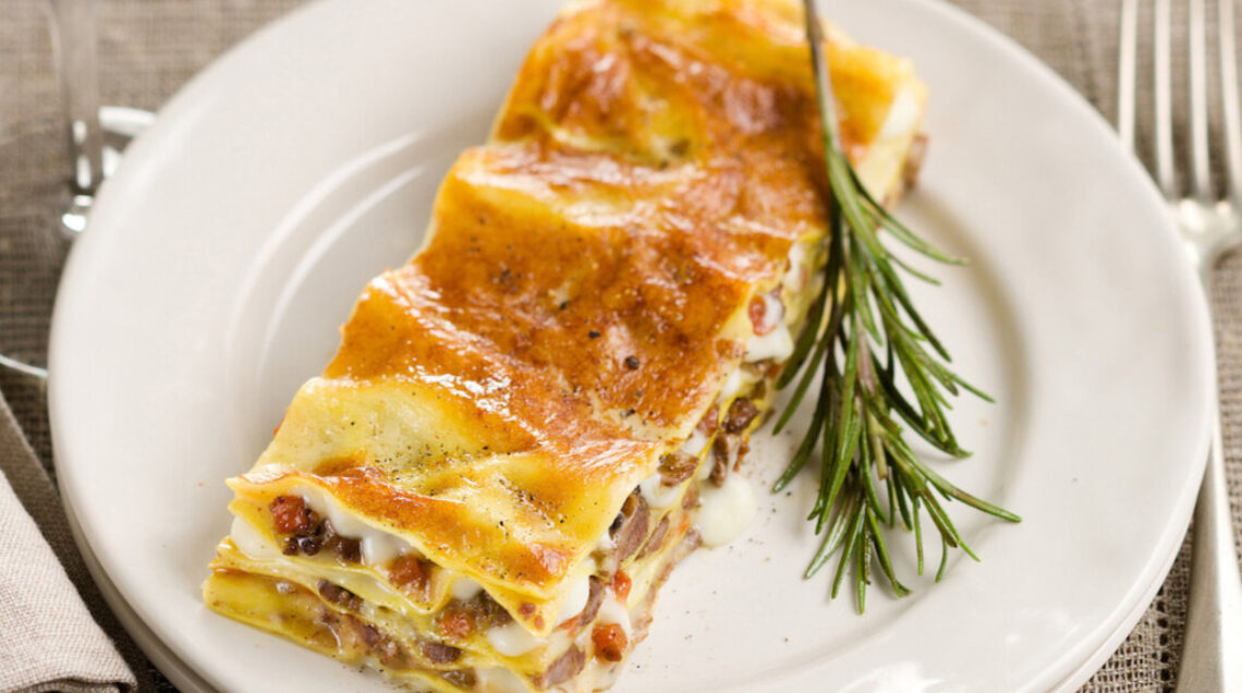 Lasagne al ragù bianco d'anatra