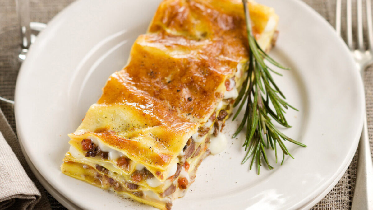 Lasagne al ragù bianco d’anatra