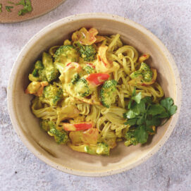 Noodles freddi al curry giallo