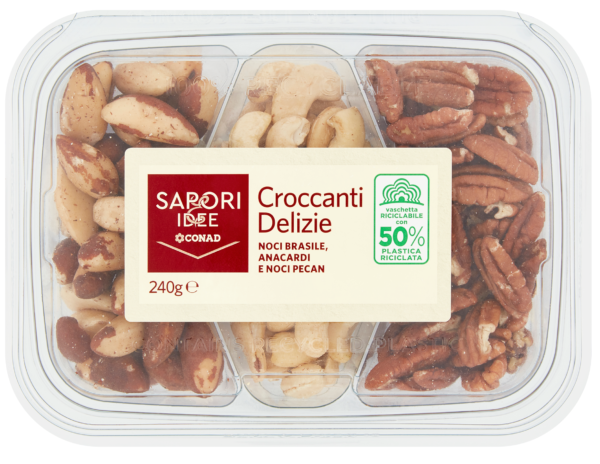 Croccanti Delizie Noci Brasile, Anacardi e Noci Pecan 