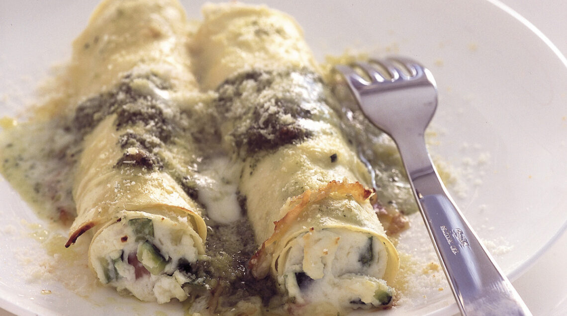 Cannelloni di ricotta e zucchine