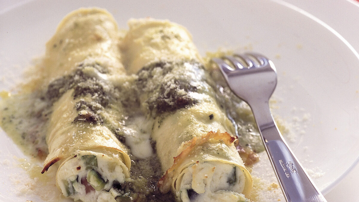 Cannelloni di ricotta e zucchine