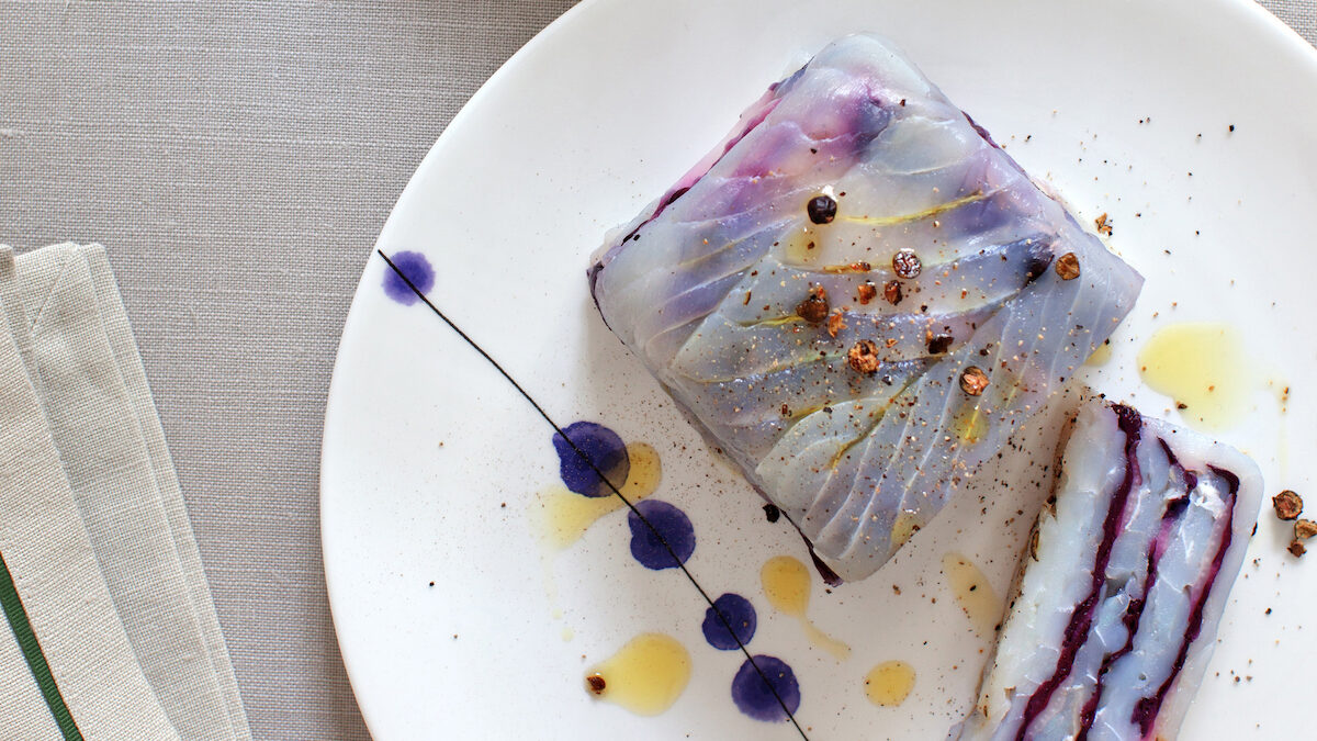 Terrina di baccalà al radicchio