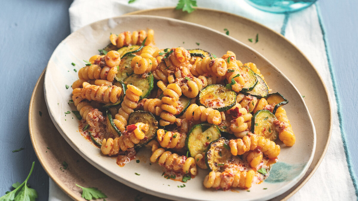 Fusilli forati alla ‘nduja e ricotta