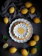 Lemon meringue pie alle mandorle