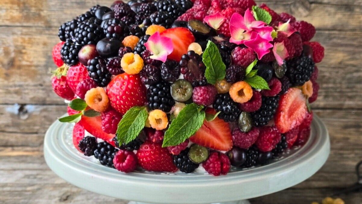 Torta ai frutti di bosco