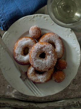Ciambelle di patate all'arancia