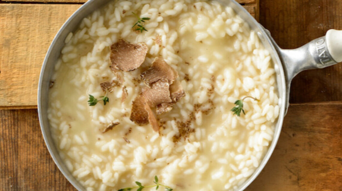 RISOTTO ALLO CHAMPAGNE CON TARTUFO