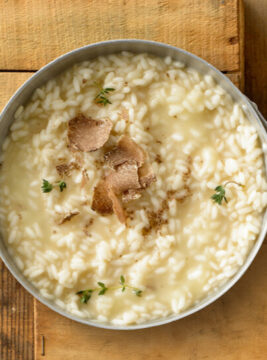 RISOTTO ALLO CHAMPAGNE CON TARTUFO