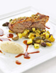 Spalla d'agnello con gremolata al timo