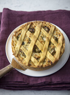 Pastiera salata ai carciofi