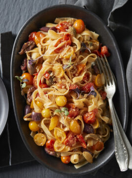 Tagliatelle di grano duro stile stroncatura alla calabrese