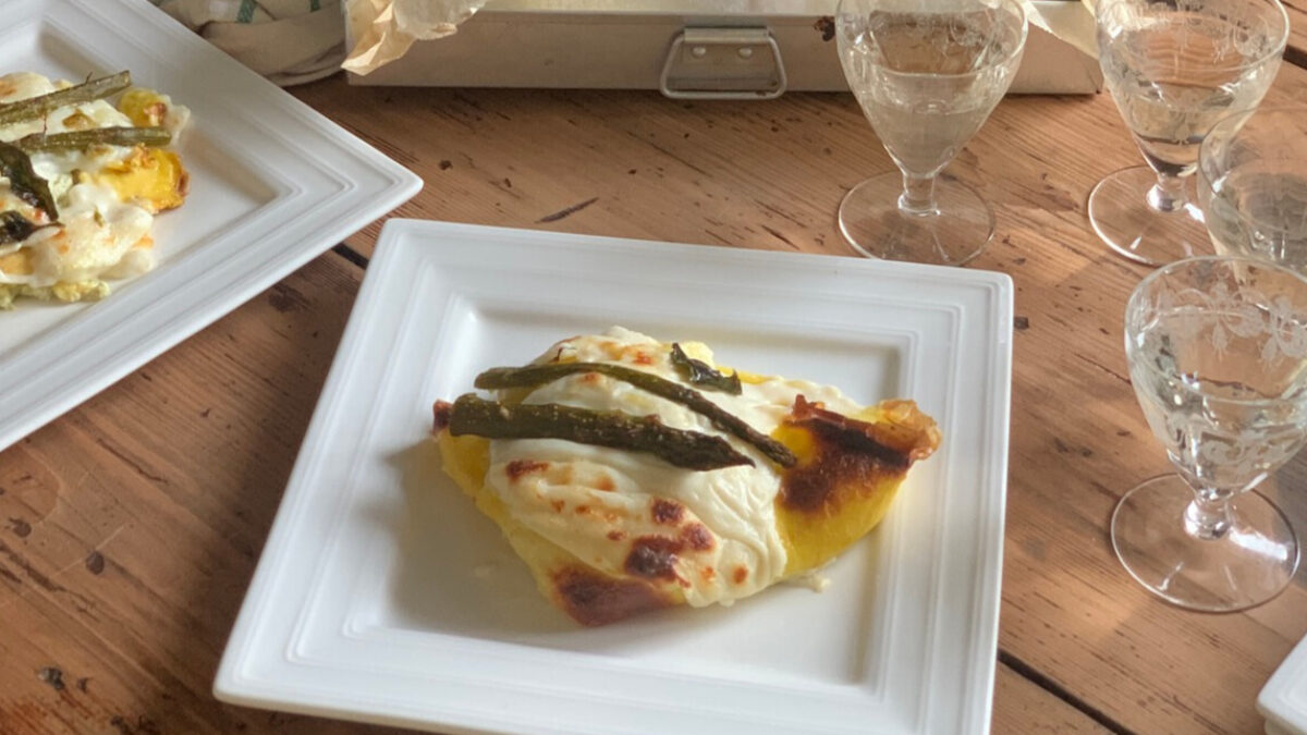 Crespelle salate agli asparagi