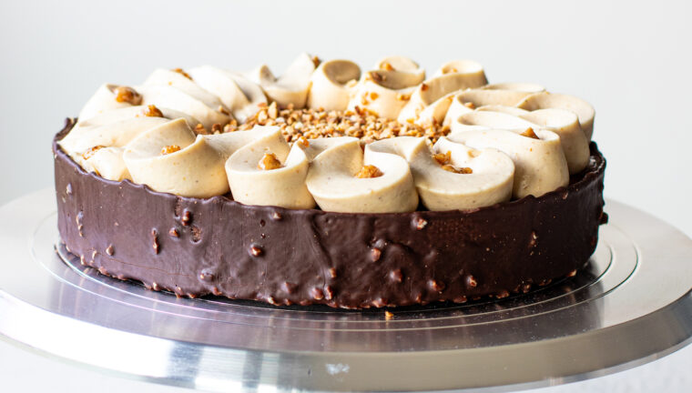 Crostata Rocher alle pesche