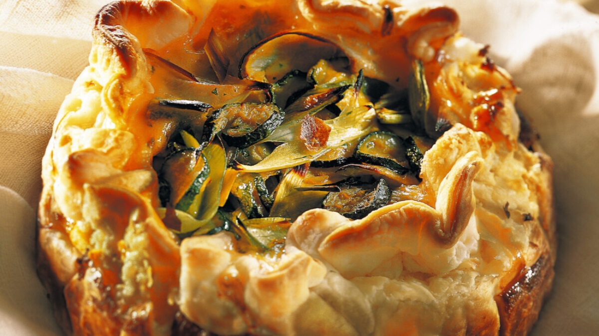 Torta salata alle zucchine e formaggio
