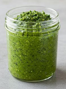 pesto di foglie di carote