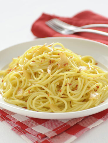 Spaghetti aglio, olio e peperoncino