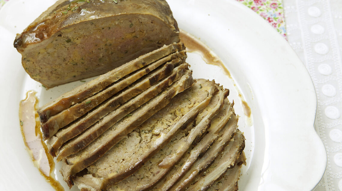 Panzetta d'agnello ripiena