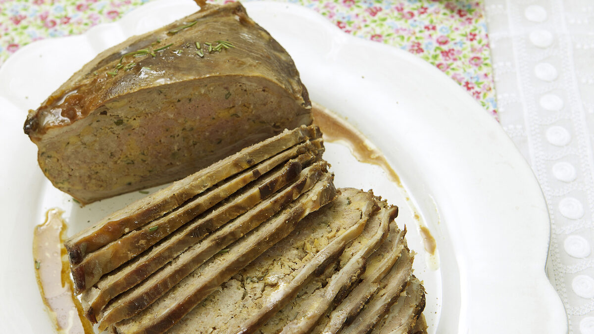 Panzetta d’agnello ripiena al forno