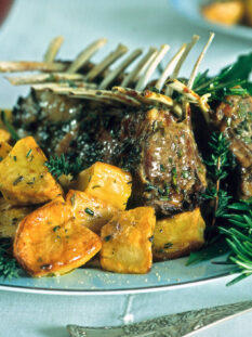 Carré d'agnello al forno
