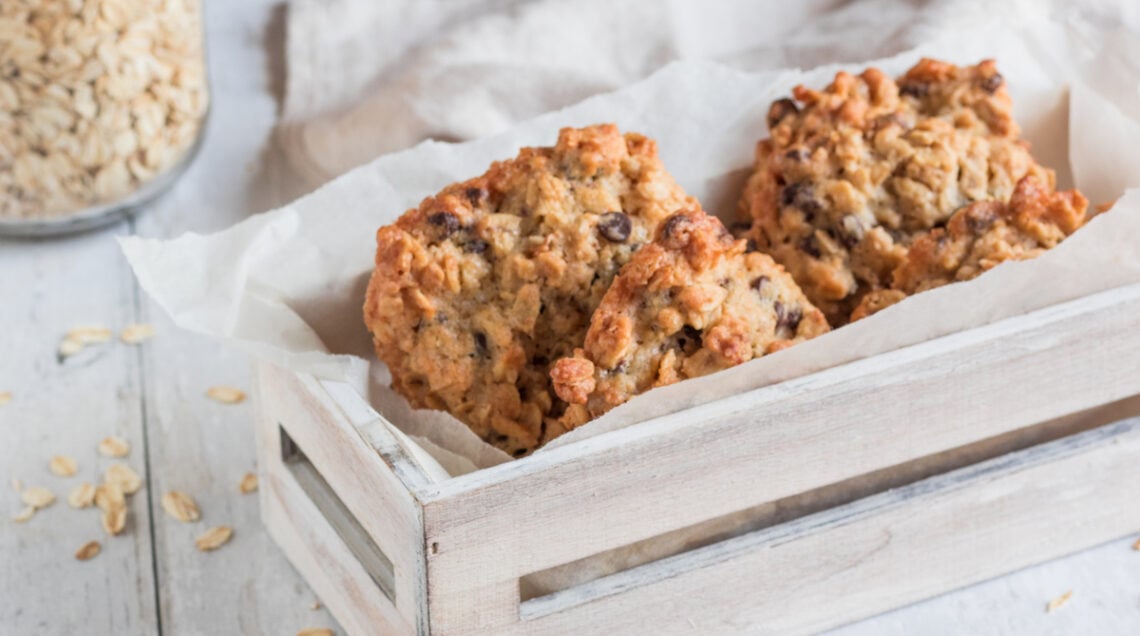 Cookies americani con fiocchi d’avena e cioccolato