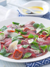 Carpaccio di filetto marinato al sale