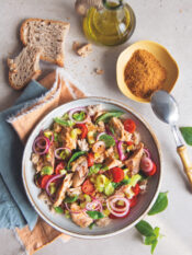 Panzanella al cefalo sott'olio