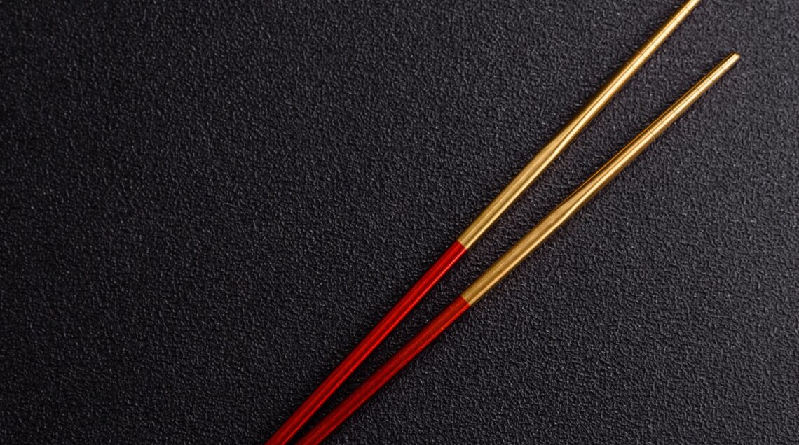 BACCHETTE PUNTA METALLO chopstick Japanese