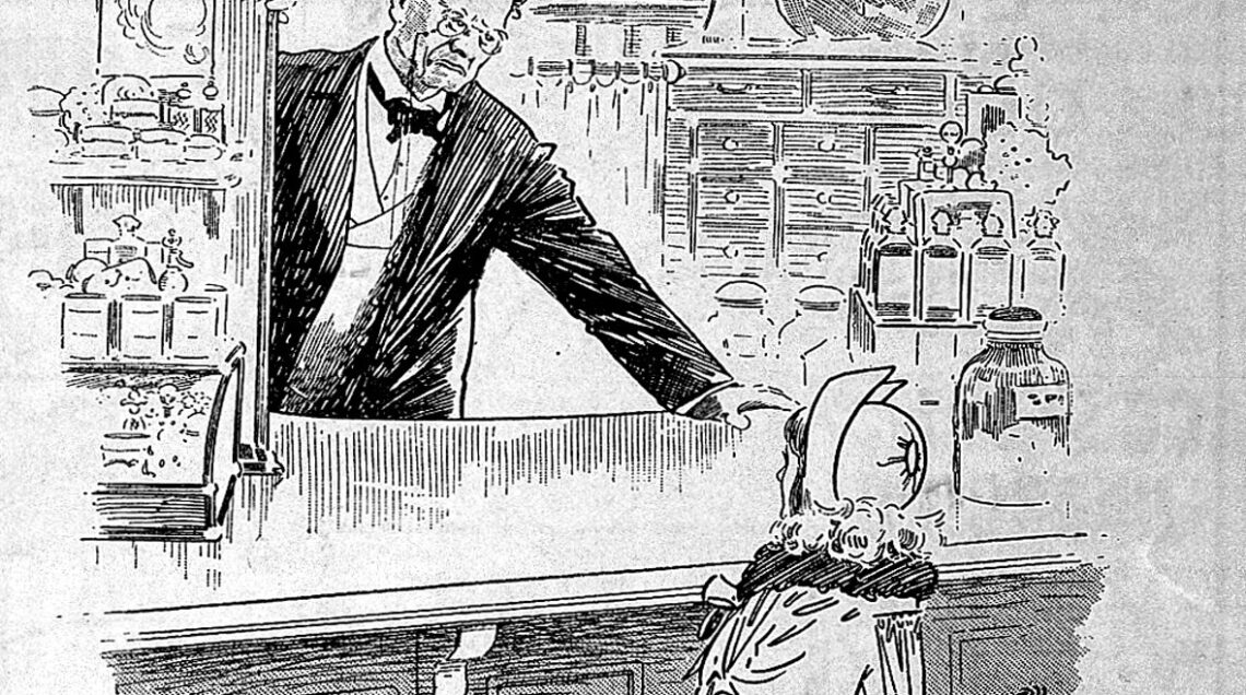 Chemist and child. Credit: Wellcome Library, London