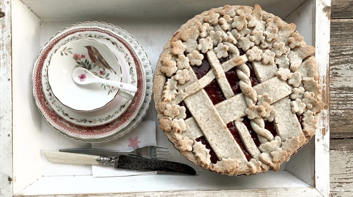 crostata di rabarbaro