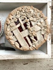 crostata di rabarbaro