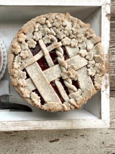 crostata di rabarbaro