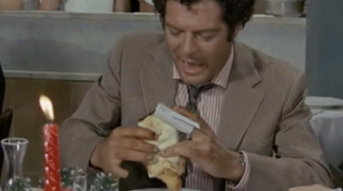 Dramma della gelosia MASTROIANNI PIZZA A PORTAFOGLIO