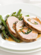 lonza con asparagi