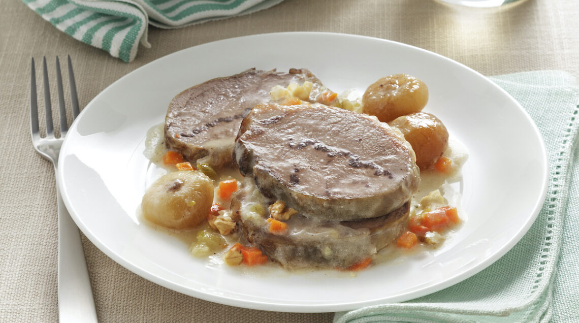 tagli di vitello quarto anteriore brasato