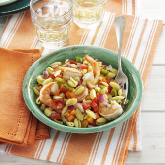 Gnocchetti sardi con gamberi alla catalana