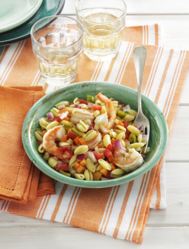 Gnocchetti sardi con gamberi alla catalana