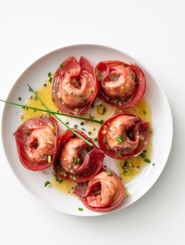 Tortelli di bresaola alla crescenza