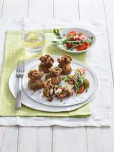 Fagottini alle erbe con mozzarella