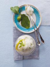 Sorbetto di basilico e limone