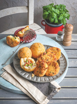 Frittelle di tagliolini e palle di riso