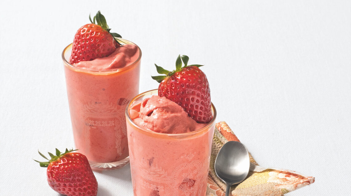 gelato alla fragola